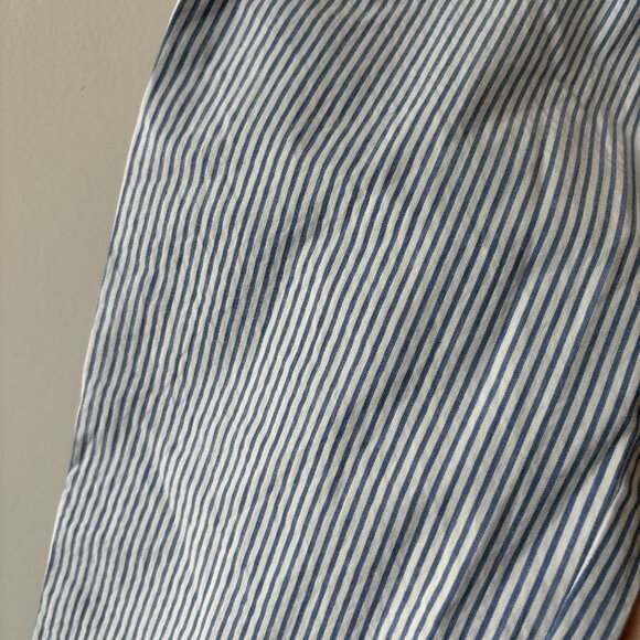 J Crew Skimmer City Fit Pants Blue Striped Women’s Size 4 Preppy Old Money NWT - Picture 8 of 14